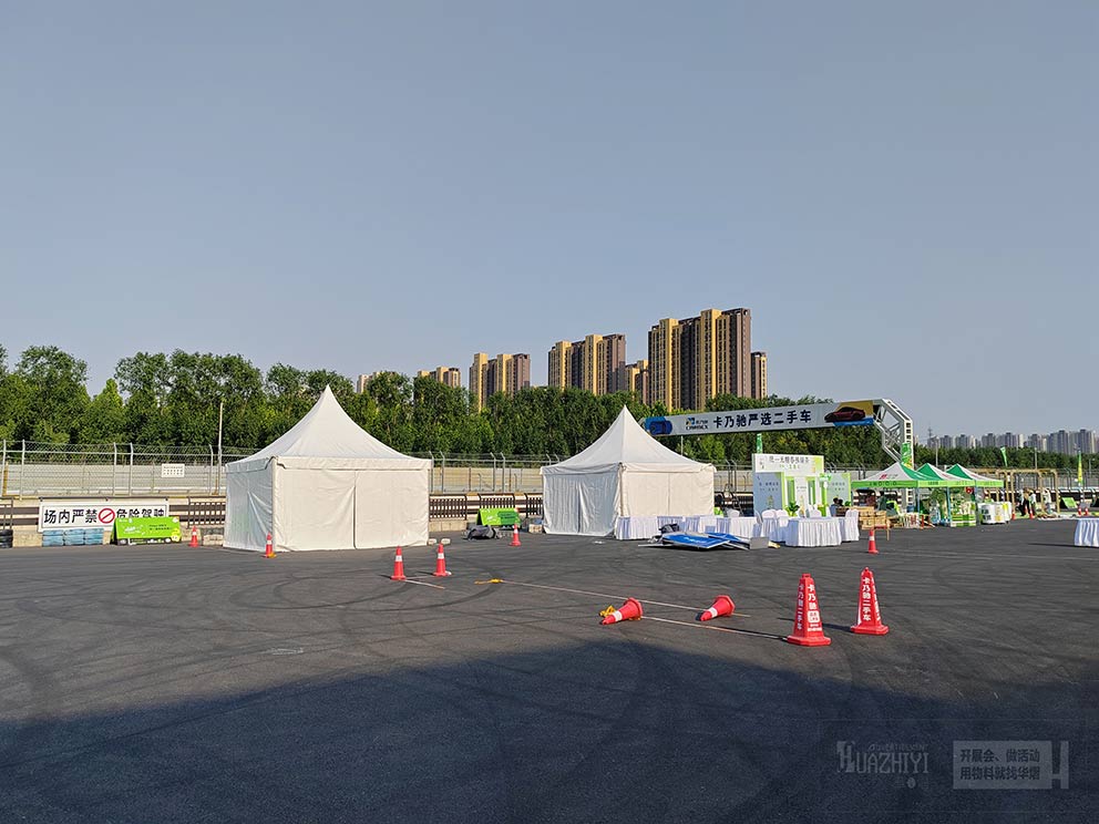 鄭州尖頂篷房出租廠家帶您走進騎行節現場