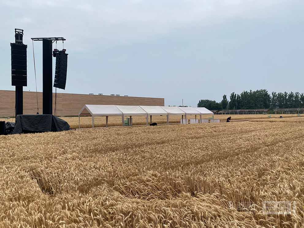 鄭州華熠租賃廠家的新式帳篷出租助力只有河南慶典現場