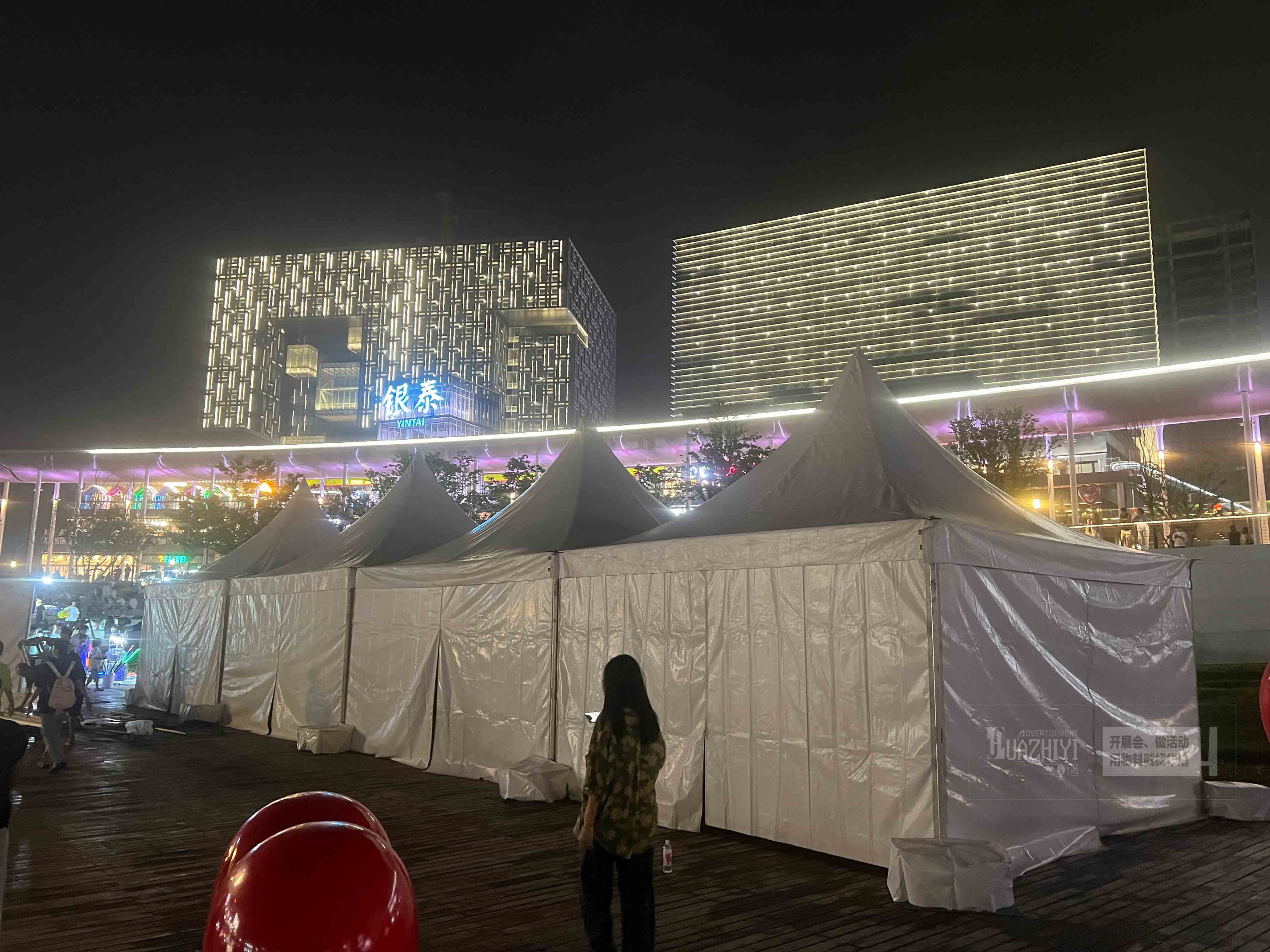 開封篷房出租廠家助力室外活動，搭建漂亮精致的尖頂篷房