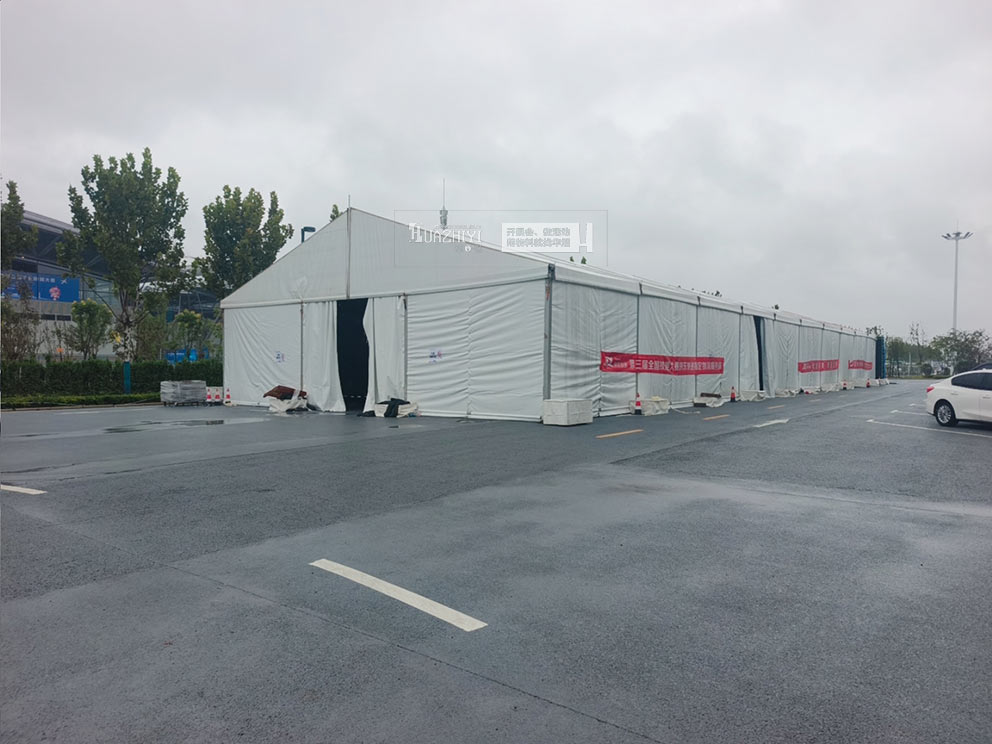 第三屆職業技能大賽由華熠桌椅篷房租賃布場