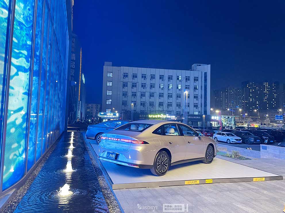 華熠車展地臺出租助力東風日產N6車展活動