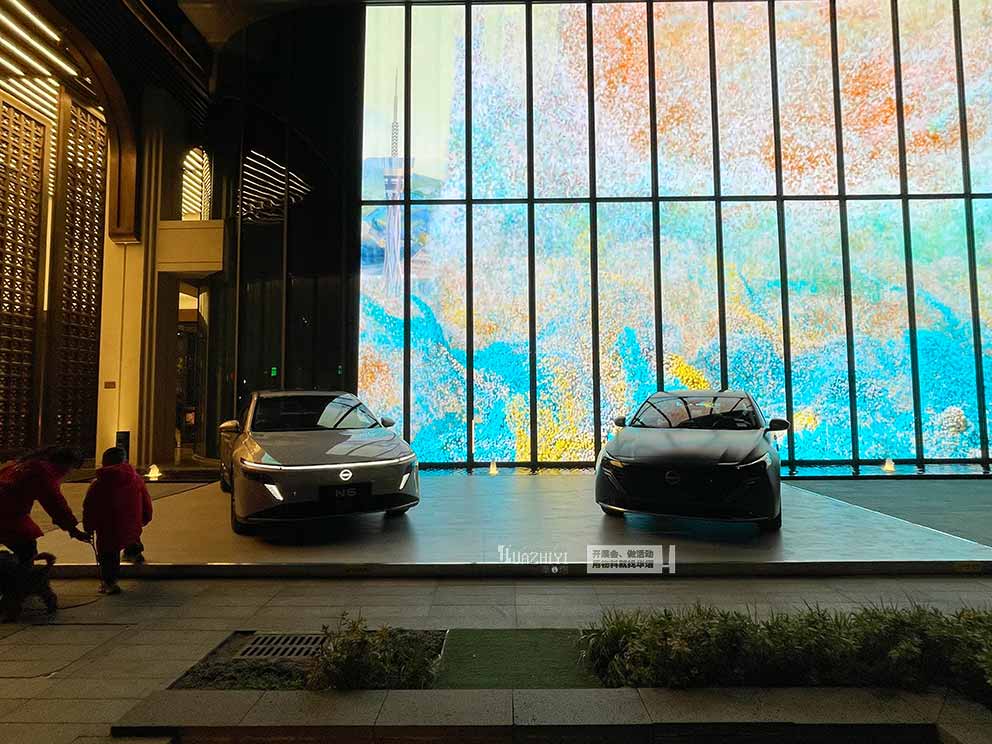 華熠車展地臺出租助力東風日產N6車展活動